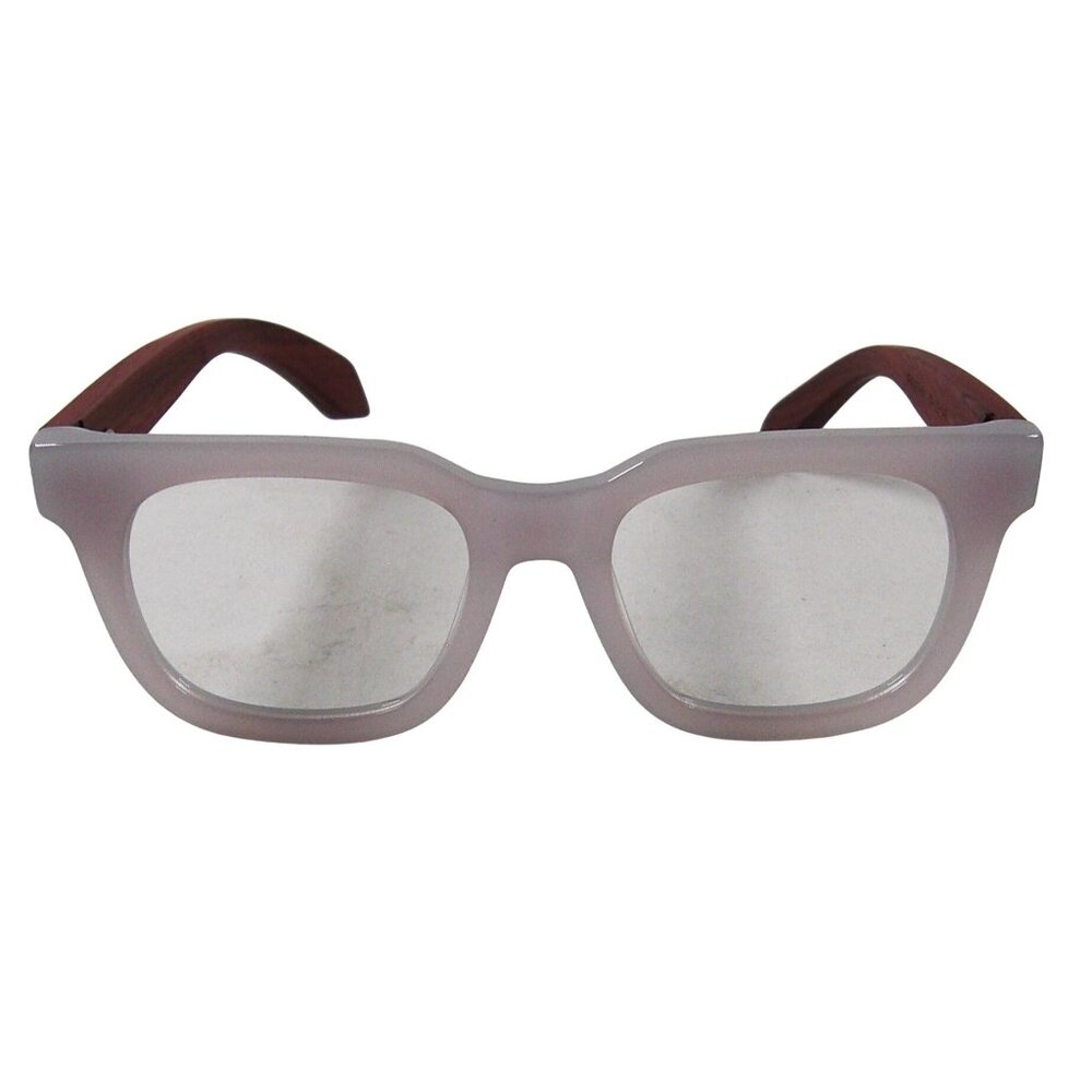 Vooglam Women's Eyeglass Frames White fashionable - Rectangle with Case NEW
